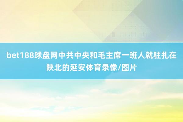 bet188球盘网中共中央和毛主席一班人就驻扎在陕北的延安体育录像/图片